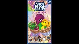 Barneys Big Surprise Live on Stage 2000 VHS