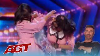 Tik Tok GIRLS GET INTO A FIGHT On Americas Got Talent - Wait For It