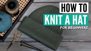 How to knit a hat for beginners with circular needles 5 easy steps