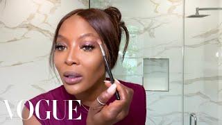 Naomi Campbells 10-Minute Beauty Routine  Beauty Secrets  Vogue