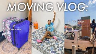 MOVING VLOG #2 packing up my childhood bedroom officially moving in more shopping etc.  Nyemba