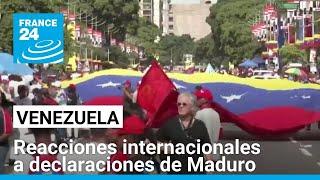 Venezuela aliados de Maduro se distancian tras palabras del mandatario sobre posible baño de sangre
