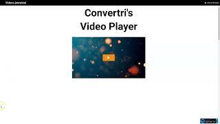 Convertris Video Player
