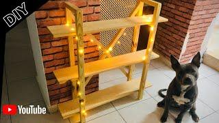 AHŞAP KİTAPLIK RAF YAPIMI  KENDİN YAP  MAKING A WOODEN BOOKSHELF  DIY  MONTESSORI MODEL