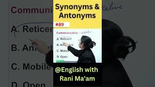 89. Synonyms & Antonyms #shorts #synonyms #ssccgl2023 #ssc #cds #nda
