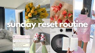 SUNDAY RESET ROUTINE  slow living clean with me self-care & preparing for a new week