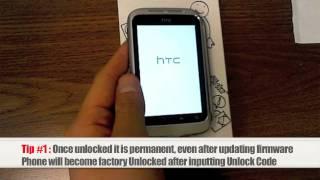 Unlock HTC Wildfire S  How to Unlock HTC Wildfire S By Sim Network Unlock Pin  Without Rooting