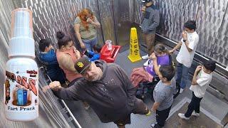 Funny Wet Fart Prank  Trapped In A Elevator