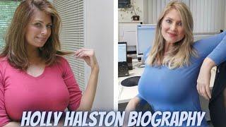 Holly Halston Biography  Natural Big size AVN Star  Onlyfans model 2023  @24curvyplusupdate47
