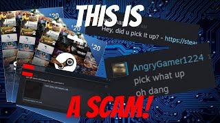 Steam Gift Card Scam PSA