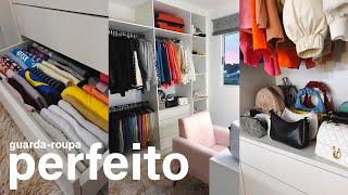 Como ORGANIZAR o GUARDA-ROUPA  muito fácil barato e lindo 