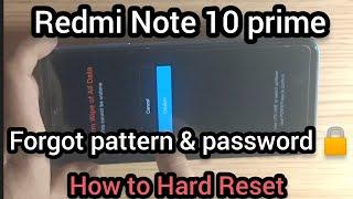 Note 10 prime Forgot pattern and Password Lock How To Hard Reset