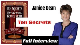 Author Interview 2021 Ten Secrets to Overcoming Stage fright with Janice Dean