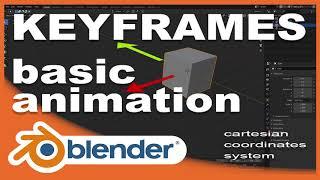 BLENDER 281 BASIC ANIMATION MOVEMENT AT XYZ-AXIS EASY