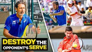 The return of serve TENNIS MASTERCLASS by Patrick Mouratoglou EPISODE 1