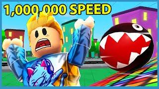 Running At 1000000 Speed Roblox Speed Simulator