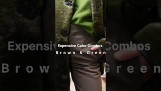 NEW SERIES Elegant Color Combinations - Todays combo 2 Outfits in Brown and Green