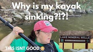 Why is my kayak sinking??