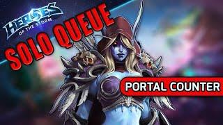 Solo Queue Portal Counter  Heroes of the Storm Gameplay