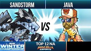 Special Pick  Sandstorm vs Java - Top 12 - Winter Championship 2021 - NA 1v1