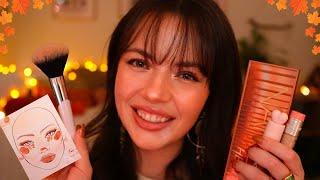 ASMR Giving You a Fall Makeup Looklayered sounds pampering positive