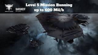 Eve online Level 5 Mission Timelapse 490milh - One of the best Isk making method in 2024