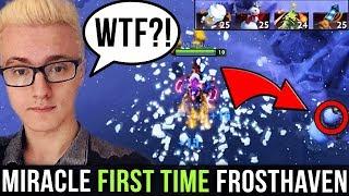 Miracle- FIRST TIME FROSTHAVEN  Special Custom Dota 2 Event Frostivus 2018