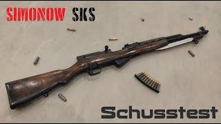 Simonow SKS-45 762x39  Schusstest