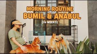 #71 Morning Routine Bumil dan Anjing  Hamil 36 minggu  LUNA HAPPY FAMILY  Indonesia