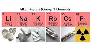 What Are Alkali Metals - science on youtube 