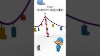 POV pocoyo vs angry alien