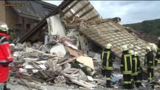 Wohnhaus explodiert in Bergneustadt-Pernze