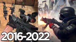 Evolution Of Special Forces Group Games 2016-2022