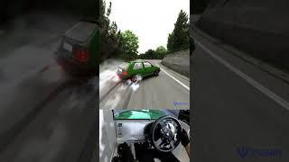 2jz Swap Golf GTI Downhill Touge Drifting #shorts #drifting