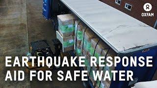 Humanitarian Aid shipped for Syria Earthquake response  Oxfam GB