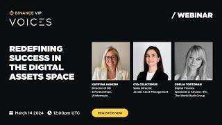 Binance VIP Voices Episode 8 Female Leaders Redefining Success in the Digital Assets Space