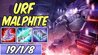 S+ DARK HARVEST URF AP MALPHITE  Full Burst Build & Runes  League of Legends