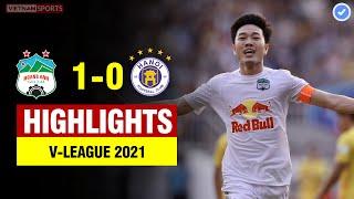 Highlights HAGL vs Hà Nội  Xuân Trường nã đại bác sấm sét gần 30M Hồng Duy ăn cùi trỏ đau đớn