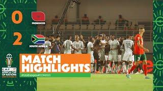 HIGHLIGHTS  Morocco South Africa  ملخص مباراة المغرب وجنوب إفريقيا #TotalEnergiesAFCON2023