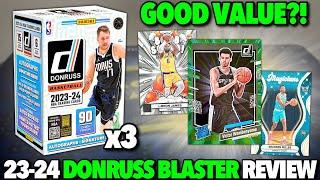 DONRUSS RETAIL IS GOOD VALUE?  2023-24 Panini Donruss Basketball Retail Value Blaster Box Review