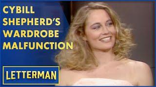 Cybill Shepherd Came Dressed In Only A Towel  Letterman