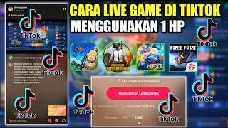 TUTORIAL HOW TO LIVE GAME ON TIKTOK USING 1 LATEST HP 2021