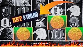 Buffalo LINK is AMAZING $100 SPIN BONUS IN THE BONUS