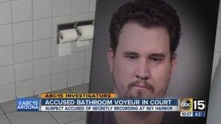 Valley bathroom voyeur in court