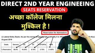 Direct Second Year Engineering Seat Reservation 2022  How many Seats Reserve for DSE Students