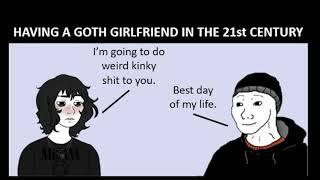 Goth Dating SURE has changed  Meme Dub