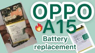 Oppo A15 battery replacement  how to change Oppo A15 battery