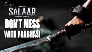 DONT MESS WITH PRABHAS   Salaar Movie Scene  Hombale Films