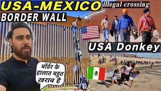 Why INDIAN People Cross USA - MEXICO Border by Donkey Process