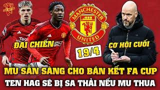 Tin Bóng Đá 194 MU Sẵn Sàng Cho Đại Chiến Ten Hag Sẽ Bị Sa Thải Nếu MU Thua Coventry